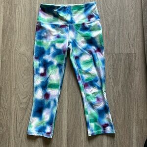 Cropped multicolor DSG leggings